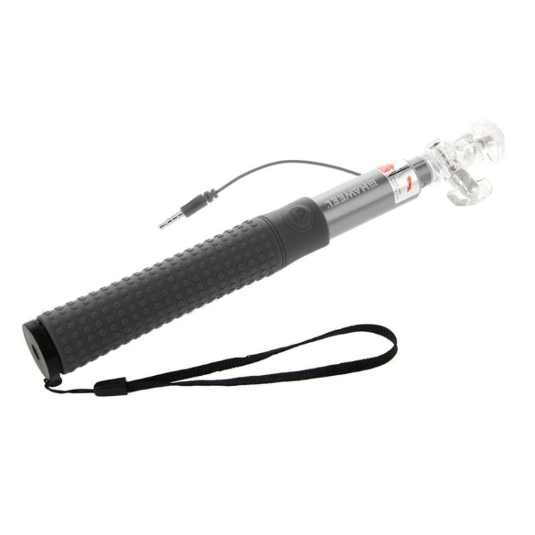 HAWEEL Wire Control Extendable Handheld Selfie Monopod with Tripod Holder & Clamp Mount for iPhone 6 & 6 Plus / Samsung / HTC, Max Length: 81cm