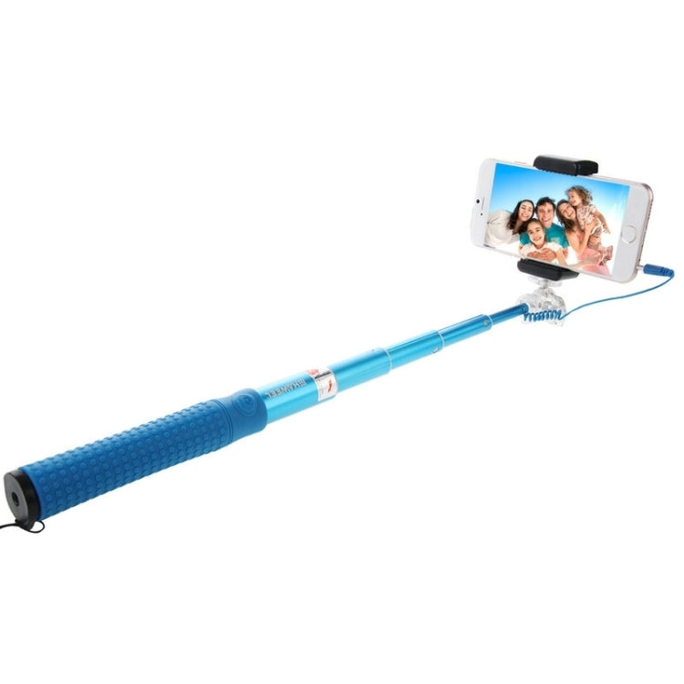 HAWEEL Wire Control Extendable Handheld Selfie Monopod with Tripod Holder & Clamp Mount for iPhone 6 & 6 Plus / Samsung / HTC, Max Length: 81cm