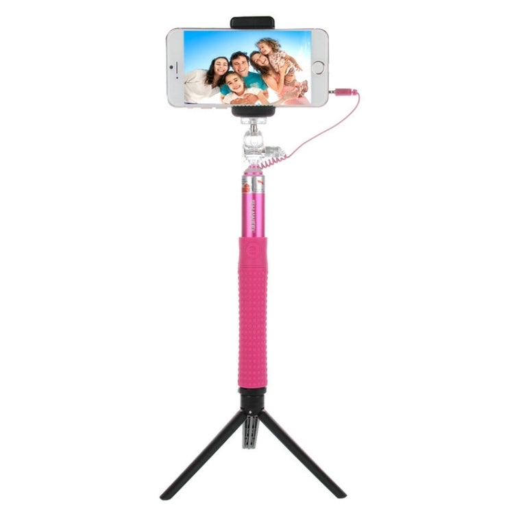 HAWEEL Wire Control Extendable Handheld Selfie Monopod with Tripod Holder & Clamp Mount for iPhone 6 & 6 Plus / Samsung / HTC, Max Length: 81cm