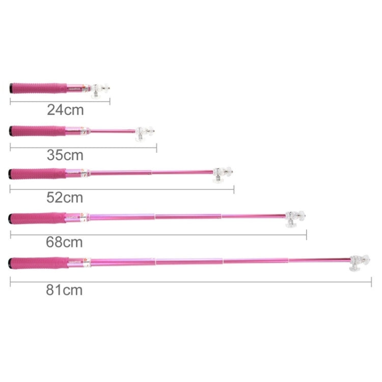 HAWEEL Wire Control Extendable Handheld Selfie Monopod with Tripod Holder & Clamp Mount for iPhone 6 & 6 Plus / Samsung / HTC, Max Length: 81cm