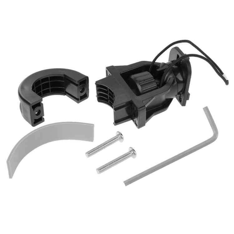 HAWEEL 360 Degree Rotation Universal Bike Mobile Phone Mount Holder for iPhone, Galaxy, Huawei and other smart phones, Clamp Size: 49mm-75mm(Black)
