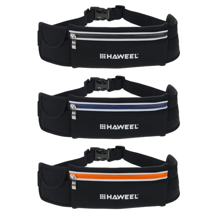 HAWEEL Outdoor Sports Waist Bag Zip Pouch with Earphone Hole for  iPhone 8 & 7  Plus /  iPhone 8 & 7  / iPhone 6 & 6s / iPhone 6 Plus & 6s Plus, Galaxy Note 6 / 5 / S6(Orange)