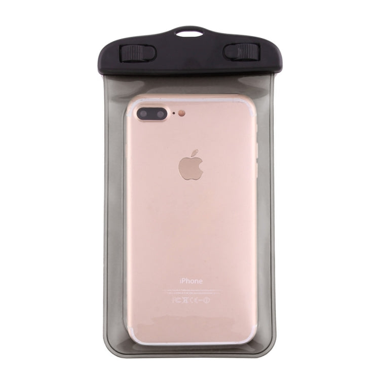 [HK Warehouse] HAWEEL Transparent Universal Waterproof Bag with Lanyard for iPhone, Galaxy, Huawei, Xiaomi, LG, HTC and Other Smart Phones(Black)
