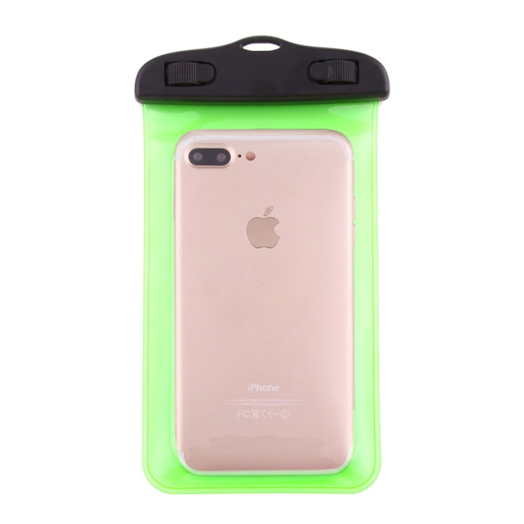 HAWEEL Transparent Universal Waterproof Bag with Lanyard for iPhone, Galaxy, Huawei, Xiaomi, LG, HTC and Other Smart Phones(Green)