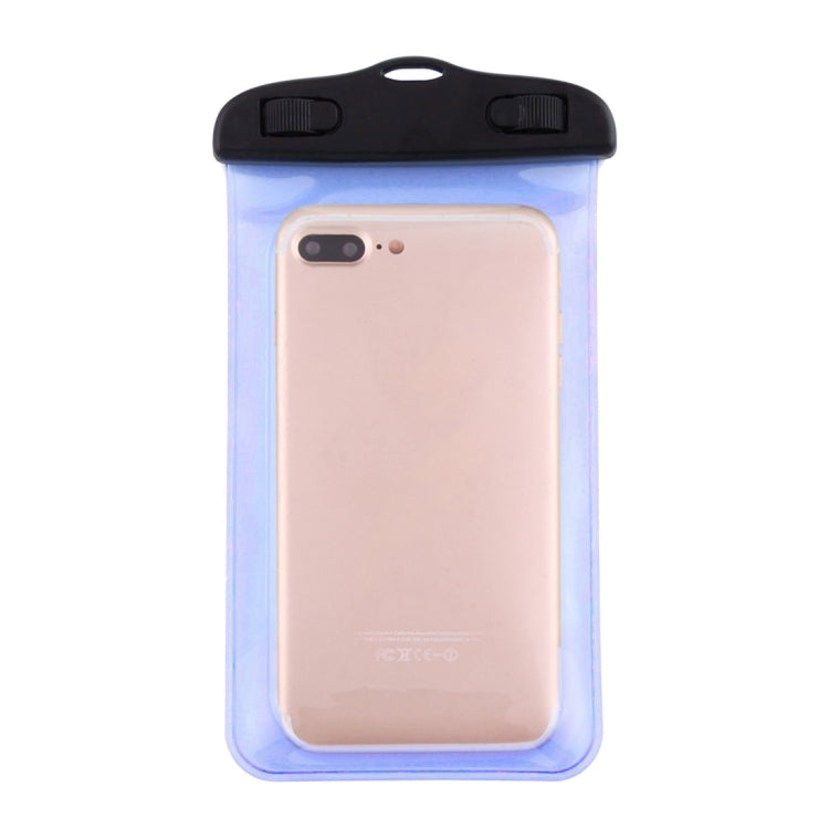HAWEEL Transparent Universal Waterproof Bag with Lanyard for iPhone, Galaxy, Huawei, Xiaomi, LG, HTC and Other Smart Phones(Blue)