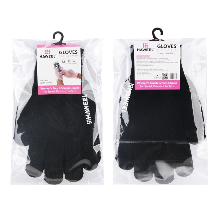 HAWEEL Three Fingers Touch Screen Gloves for Women, For iPhone, Galaxy, Huawei, Xiaomi, HTC, Sony, LG and other Touch Screen Devices