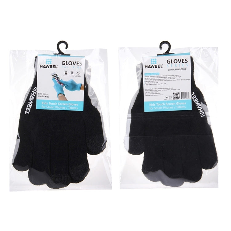 HAWEEL Three Fingers Touch Screen Gloves for Kids, For iPhone, Galaxy, Huawei, Xiaomi, HTC, Sony, LG and other Touch Screen Devices