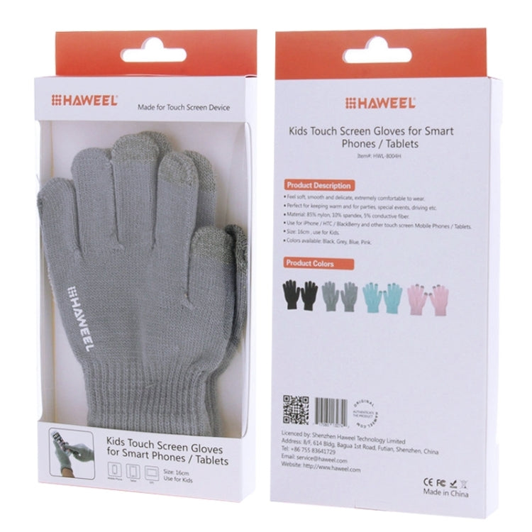 HAWEEL Three Fingers Touch Screen Gloves for Kids, For iPhone, Galaxy, Huawei, Xiaomi, HTC, Sony, LG and other Touch Screen Devices