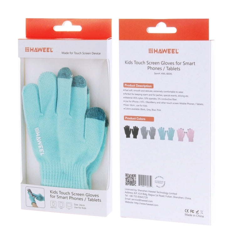 HAWEEL Three Fingers Touch Screen Gloves for Kids, For iPhone, Galaxy, Huawei, Xiaomi, HTC, Sony, LG and other Touch Screen Devices