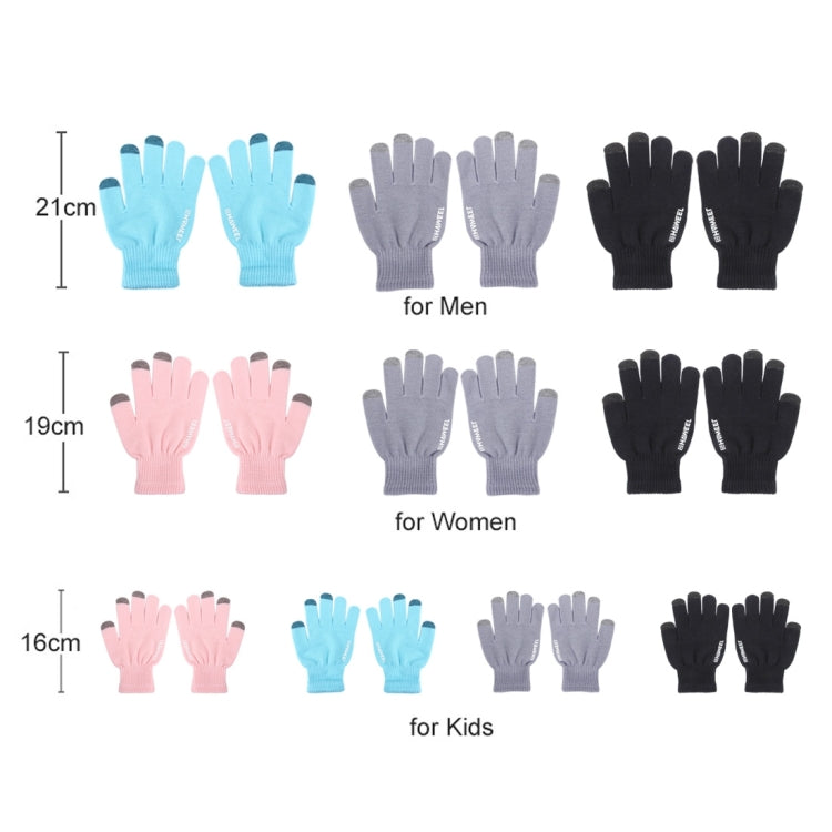HAWEEL Three Fingers Touch Screen Gloves for Kids, For iPhone, Galaxy, Huawei, Xiaomi, HTC, Sony, LG and other Touch Screen Devices