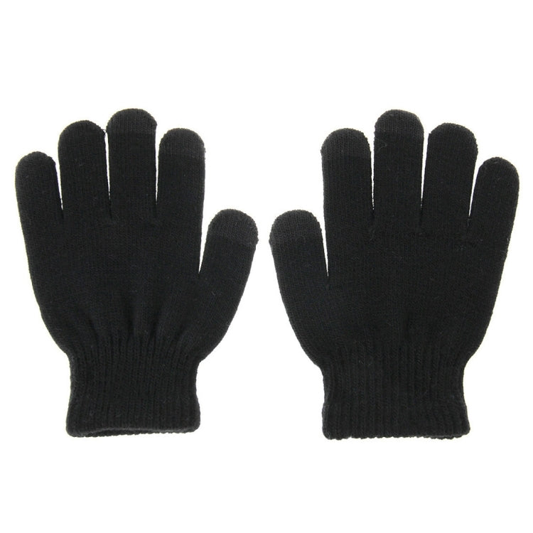 HAWEEL 16cm Three Fingers Touch Screen Gloves + DIY Christmas Decoration for Kids, Christmas Decoration Random Delivery 4 PCS