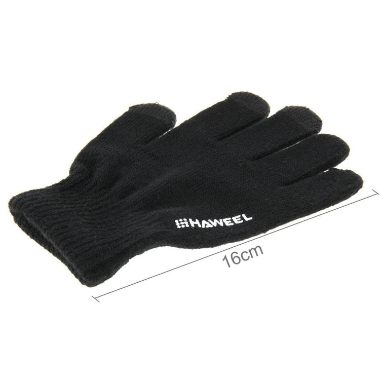 HAWEEL 16cm Three Fingers Touch Screen Gloves + DIY Christmas Decoration for Kids, Christmas Decoration Random Delivery 4 PCS