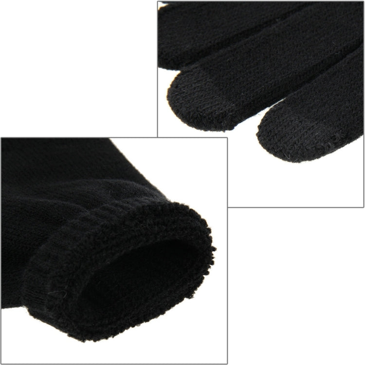 HAWEEL 16cm Three Fingers Touch Screen Gloves + DIY Christmas Decoration for Kids, Christmas Decoration Random Delivery 4 PCS