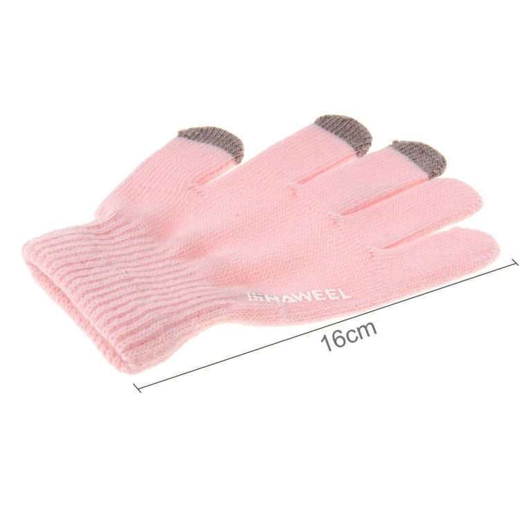 HAWEEL 16cm Three Fingers Touch Screen Gloves + DIY Christmas Decoration for Kids, Christmas Decoration Random Delivery 4 PCS