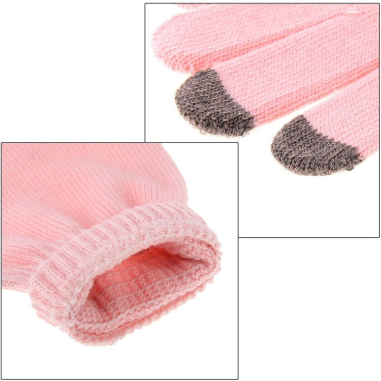 HAWEEL 16cm Three Fingers Touch Screen Gloves + DIY Christmas Decoration for Kids, Christmas Decoration Random Delivery 4 PCS