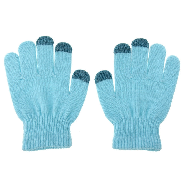 HAWEEL 16cm Three Fingers Touch Screen Gloves + DIY Christmas Decoration for Kids, Christmas Decoration Random Delivery 4 PCS