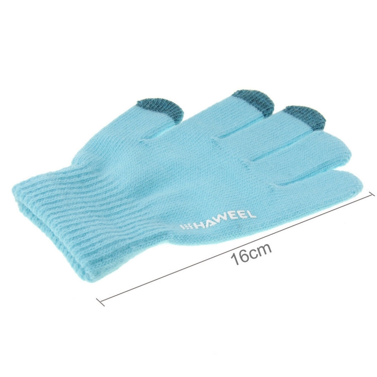 HAWEEL 16cm Three Fingers Touch Screen Gloves + DIY Christmas Decoration for Kids, Christmas Decoration Random Delivery 4 PCS