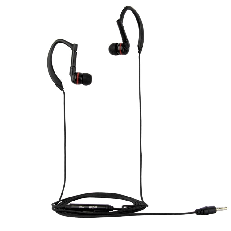 HAWEEL Weave Earhook In-ear Earphones with Mic & Line Control, For iPhone, Galaxy, Huawei, Xiaomi, LG, HTC and Other Smart Phones