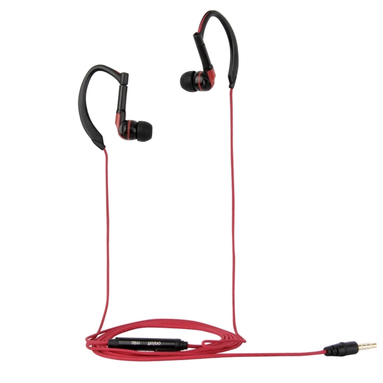 HAWEEL Weave Earhook In-ear Earphones with Mic & Line Control, For iPhone, Galaxy, Huawei, Xiaomi, LG, HTC and Other Smart Phones