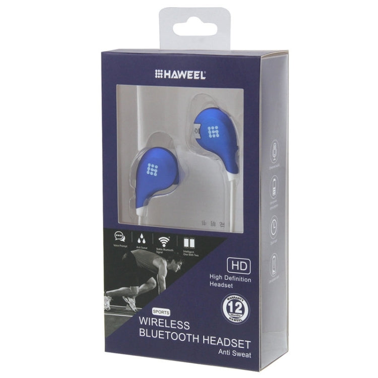 HAWEEL Fashion Sport Anti Sweat High Definition Bluetooth 4.1 Headset, For iPhone, Galaxy, Huawei, Xiaomi, LG, HTC and Other Smart Phones(Blue)