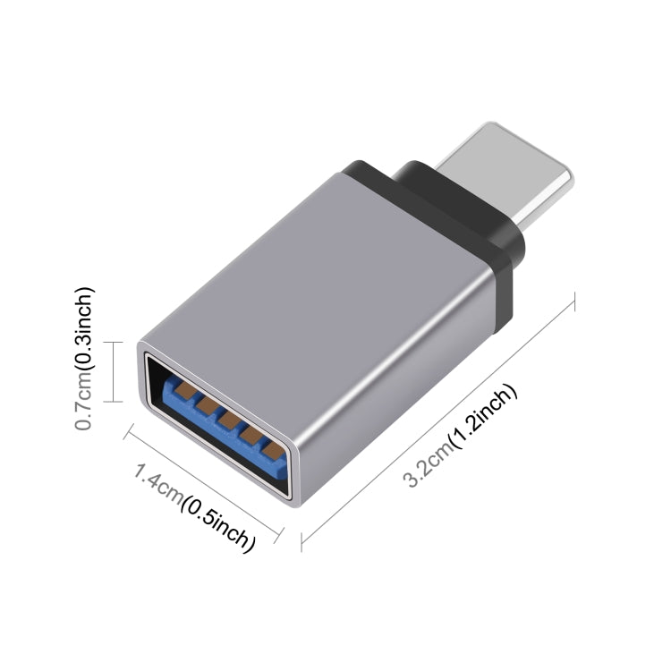 HAWEEL USB-C / Type-C Male to USB 3.0 Female OTG Data Transmission Adapter