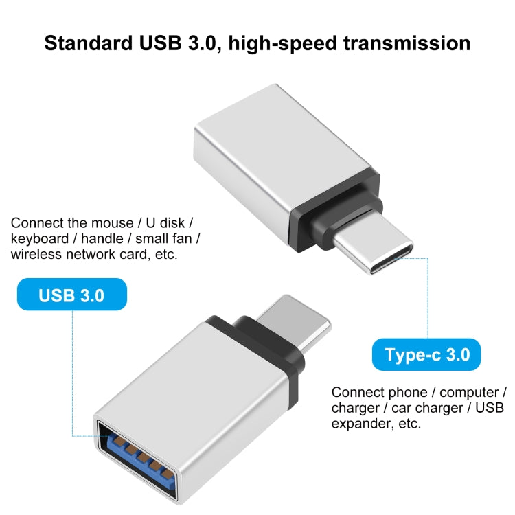 HAWEEL USB-C / Type-C Male to USB 3.0 Female OTG Data Transmission Adapter