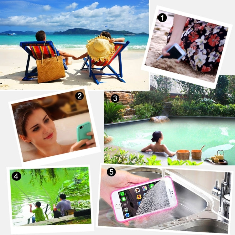 HAWEEL for iPhone 6 Plus & 6s Plus Tridimensional Diamond Pattern 3ATM Life Waterproof Protective Case