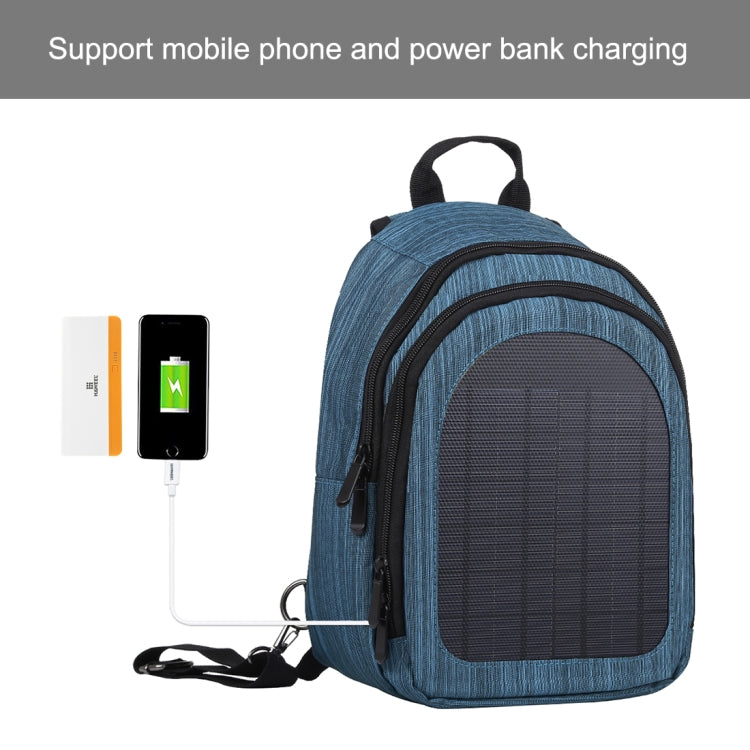 HAWEEL 5V Solar Panel Power Single & Double Shoulder Backpack Bag