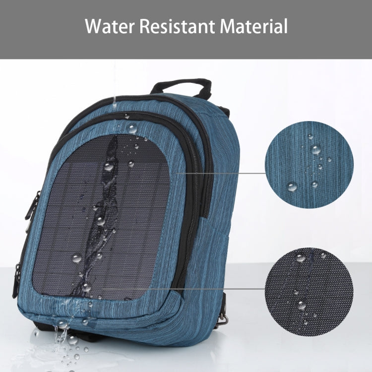 HAWEEL 5V Solar Panel Power Single & Double Shoulder Backpack Bag
