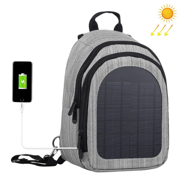 HAWEEL 5V Solar Panel Power Single & Double Shoulder Backpack Bag