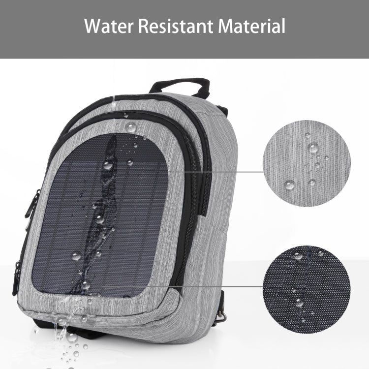 HAWEEL 5V Solar Panel Power Single & Double Shoulder Backpack Bag