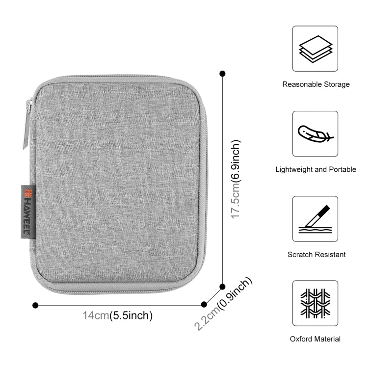 HAWEEL Watch Band Organizer Box Earphones / U Disk / Digital Cable Storage Case