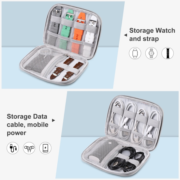 HAWEEL Watch Band Organizer Box Earphones / U Disk / Digital Cable Storage Case