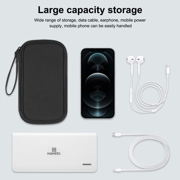 HAWEEL Electronic Organizer Storage Bag for Cellphones, Power Bank, Cables, Mouse, Earphones