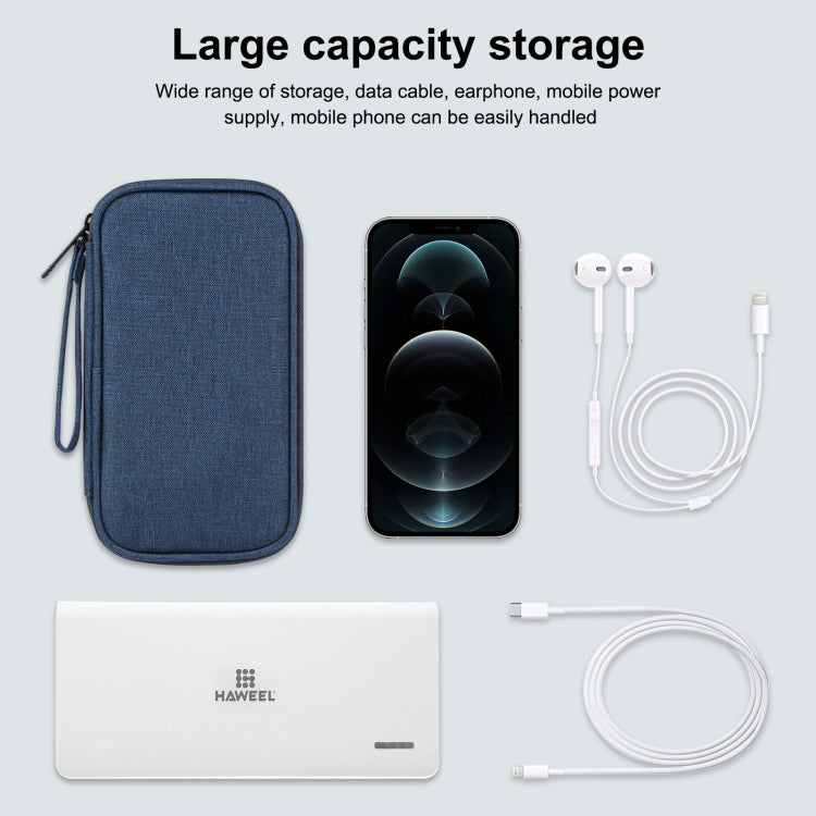 HAWEEL Electronic Organizer Storage Bag for Cellphones, Power Bank, Cables, Mouse, Earphones