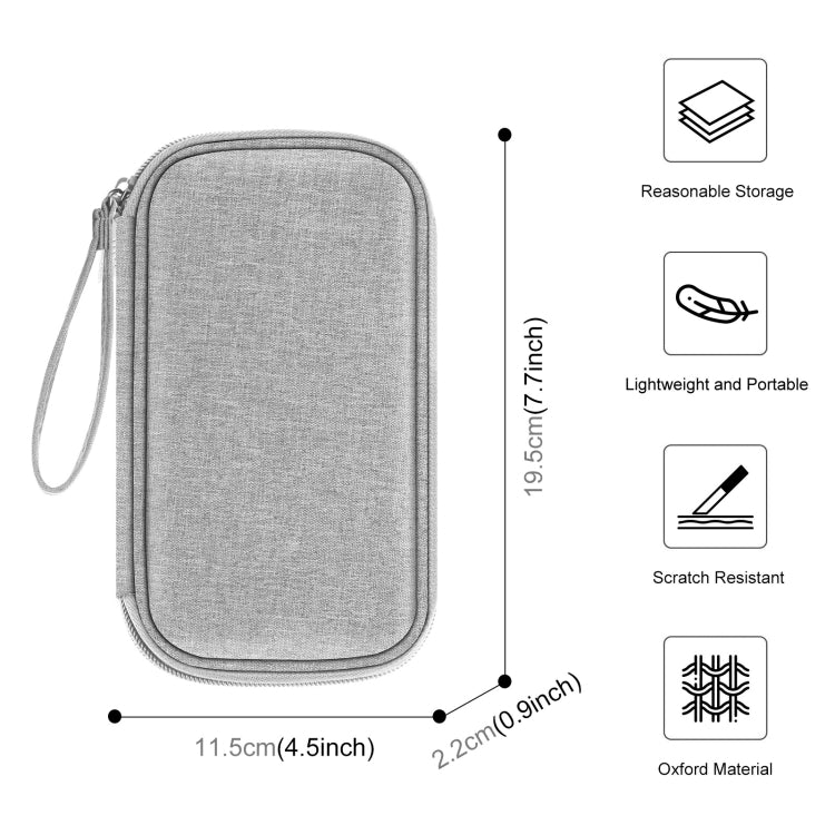 HAWEEL Electronic Organizer Storage Bag for Cellphones, Power Bank, Cables, Mouse, Earphones