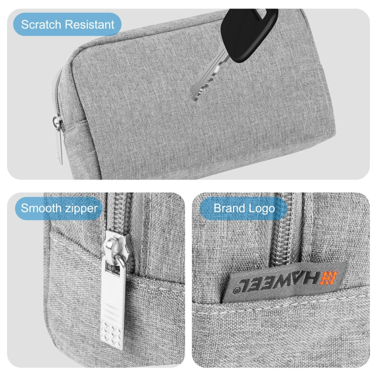 HAWEEL Electronic Organizer Storage Bag for Charger, Power Bank, Cables, Mouse, Earphones, Size: S