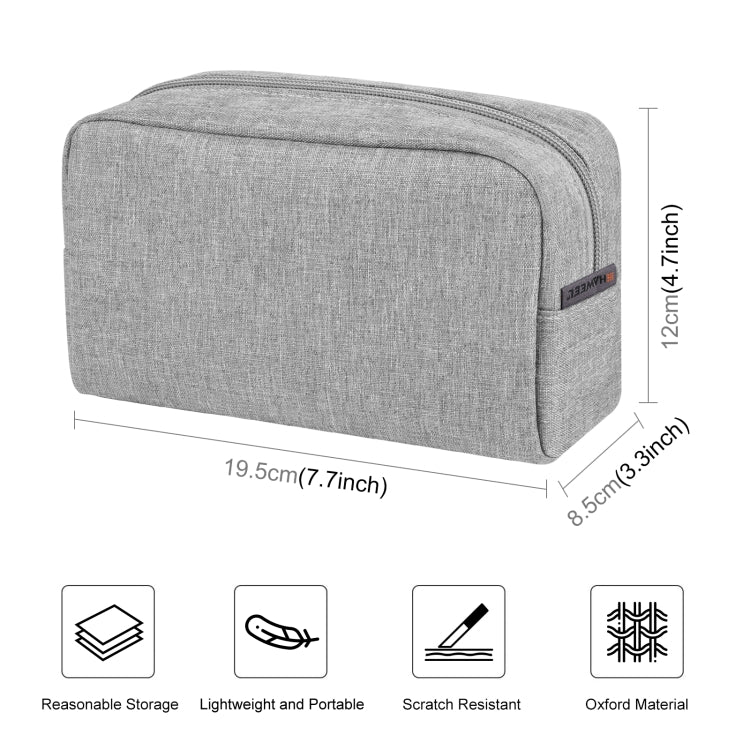 HAWEEL Electronics Organizer Storage Bag for Charger, Power Bank, Cables, Mouse, Earphones, Size: L