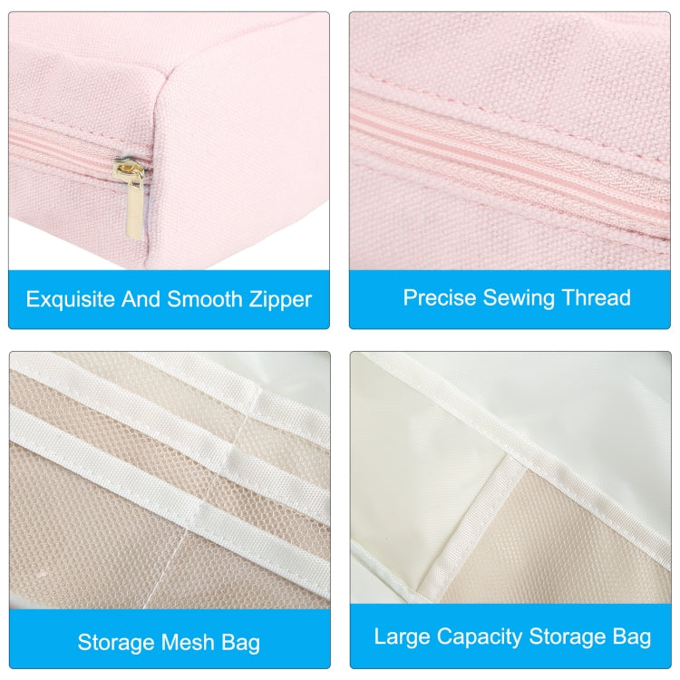 HAWEEL Large-capacity Pencil Case Storage Organizer Canvas Cosmetic Bag
