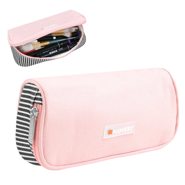 HAWEEL Pencil Case Cosmetic Storage Organizer Canvas Glasses Bag