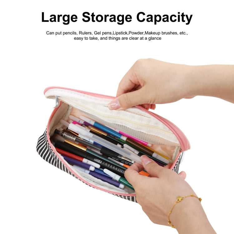 HAWEEL Pencil Case Cosmetic Storage Organizer Canvas Glasses Bag