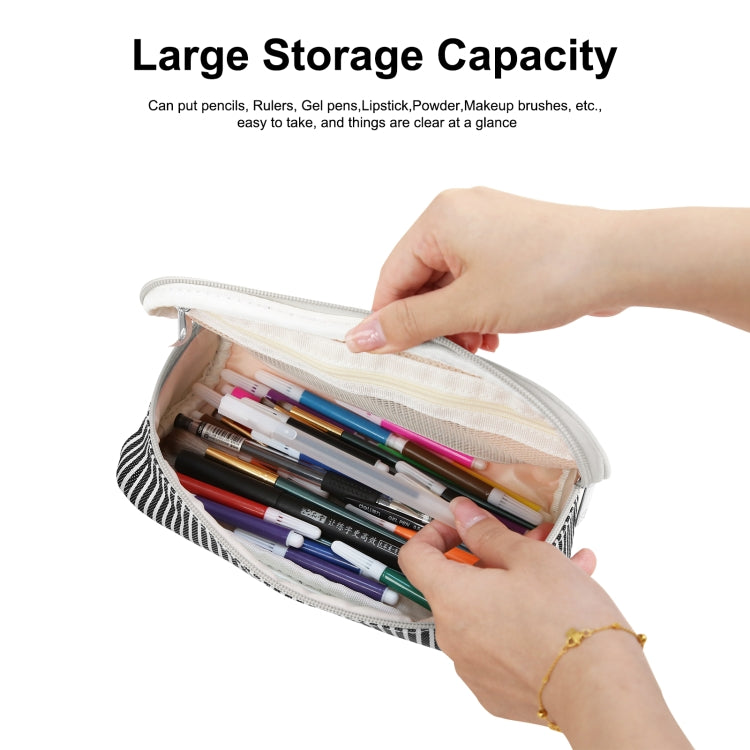 HAWEEL Pencil Case Cosmetic Storage Organizer Canvas Glasses Bag