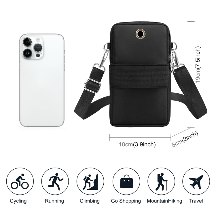 HAWEEL Mini Crossbody Vertical Zipper Pouch Phone Case Bag