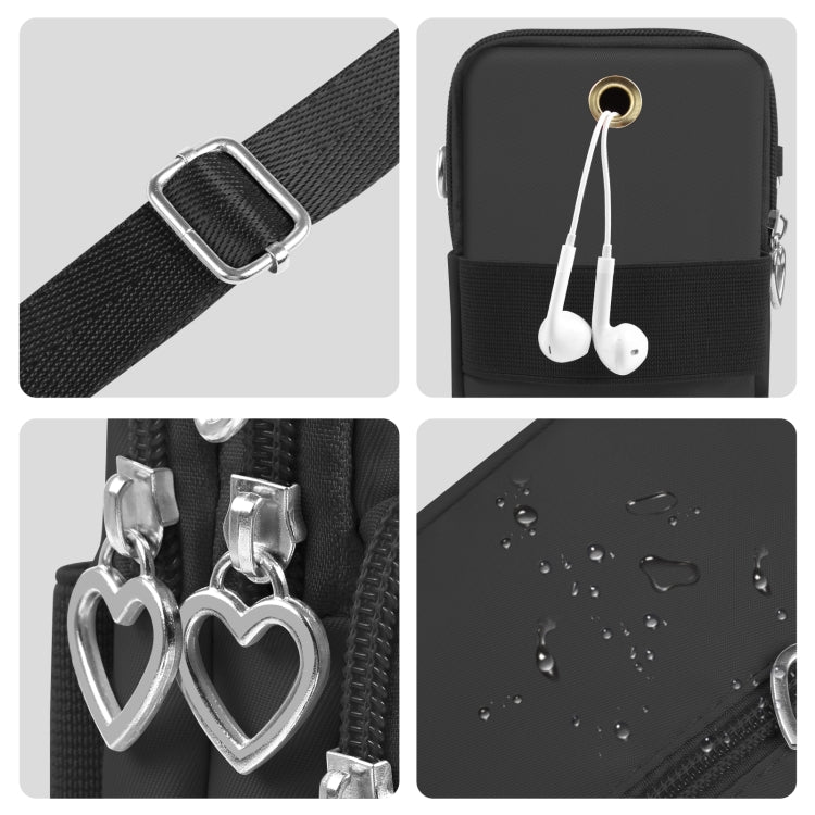 HAWEEL Mini Crossbody Vertical Zipper Pouch Phone Case Bag