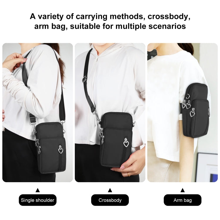 HAWEEL Mini Crossbody Vertical Zipper Pouch Phone Case Bag