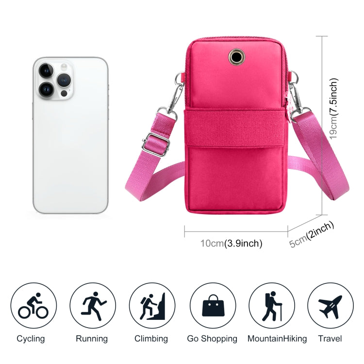 HAWEEL Mini Crossbody Vertical Zipper Pouch Phone Case Bag