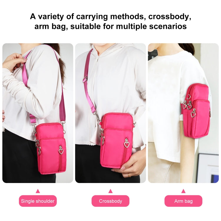 HAWEEL Mini Crossbody Vertical Zipper Pouch Phone Case Bag