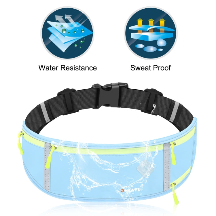 HAWEEL Running Belt Waist Fanny Pack Bag Sports Waterproof Waist Phone Pocket