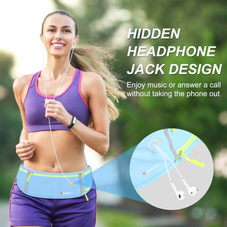 HAWEEL Running Belt Waist Fanny Pack Bag Sports Waterproof Waist Phone Pocket