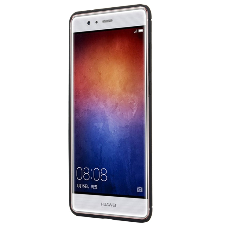 HAWEEL For Huawei  P9 Brushed Carbon Fiber Texture Shockproof TPU Protective Case(Black)